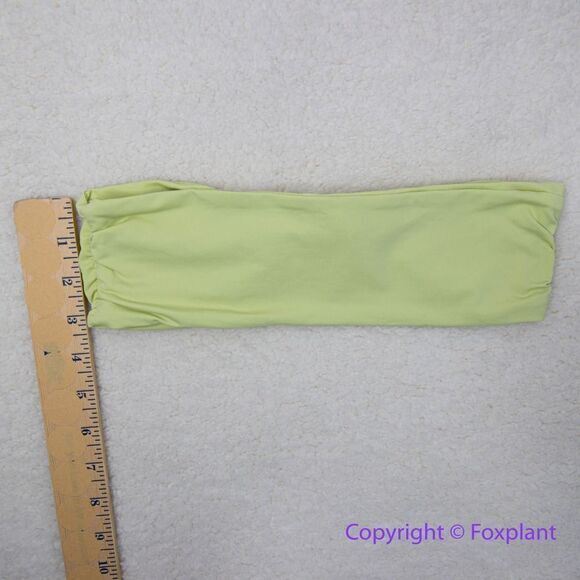 NEW Stone Fox‎ Swim x Free People lele knotted bandeau bikini top, size XS - Picture 6 of 9